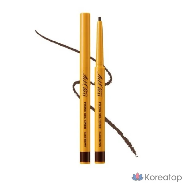 Гелевая подводка для глаз Too cool for school Art Class Fixing Gel Liner, 0.15g, темно-коричневая, 1 шт.