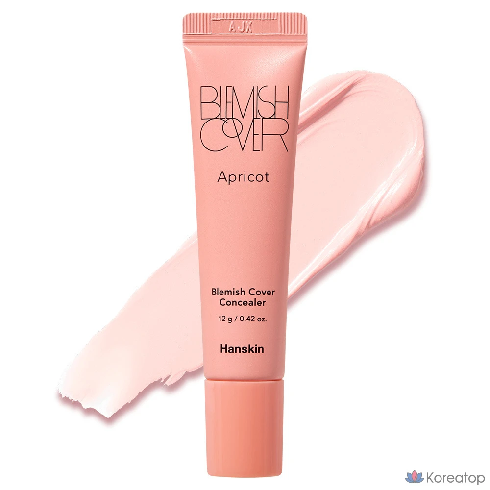 Консилер HANSKIN Blemish Cover, 12 г, 1 шт., абрикосовый цвет.