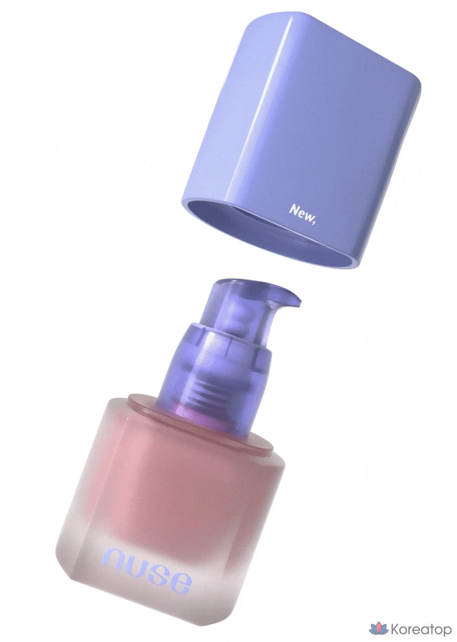 Жидкие румяна nuse Liquid Care Cheek, 16 мл, баночка 07 Plum, 1 шт.