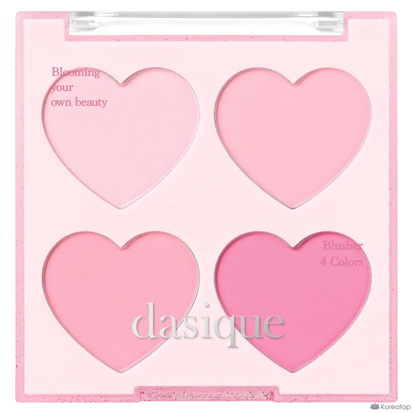 Румяна Dasique Blending Mood Cheek, 8 г, 14 сердечек, 1 шт.