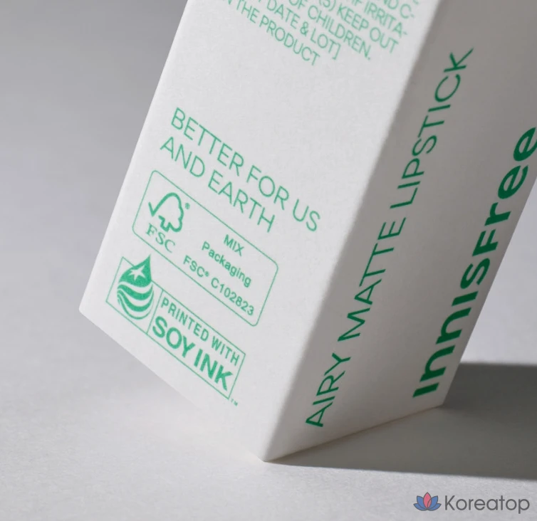 Матовая помада Innisfree Airy Matte Lipstick, 3,5 г, 1 шт., № 2, оттенок Mood Orange, фото 4