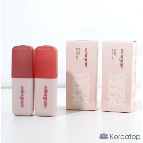 Colorgram Nude Blur Tint '03_Pigbly 04_Corallit', клейкий тинт, 1 шт., 5 г, 03_Pigbly