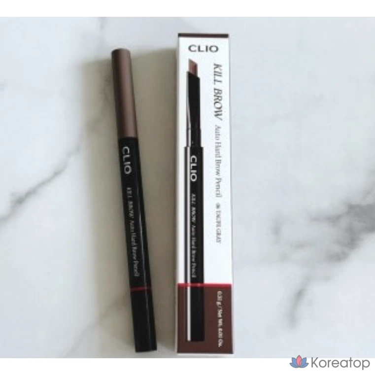 Карандаш для бровей Clio Killbrow Auto Hard Brow Pencil 0,31 г, цвет 006 Photo Gray, 1 шт.
