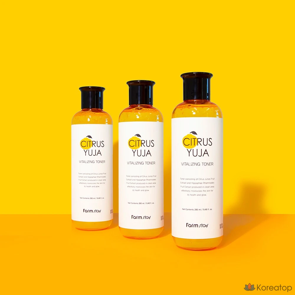 FarmStay Citrus Yuzu Vitalizing Toner, 280 мл, 1 шт.