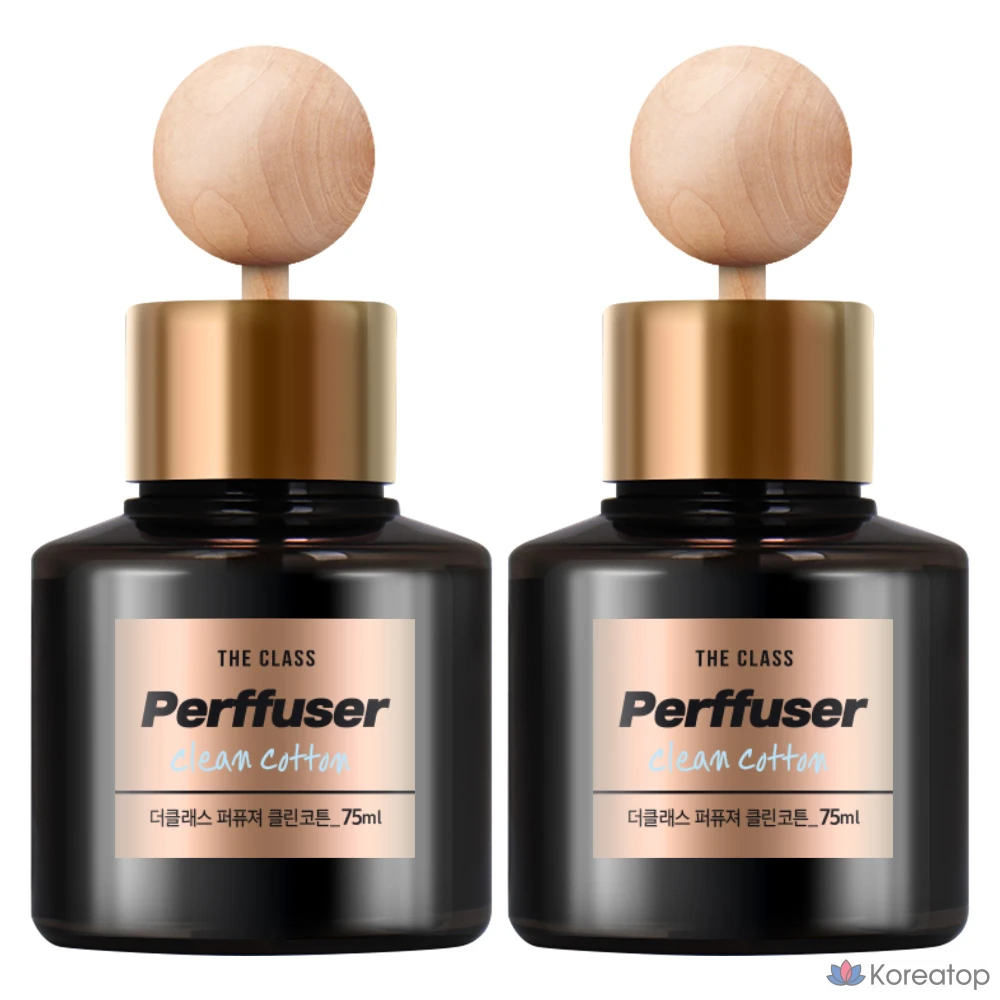 Ароматизатор для автомобиля The Class Perfumer, Clean Cotton, 75 мл, 2 шт.