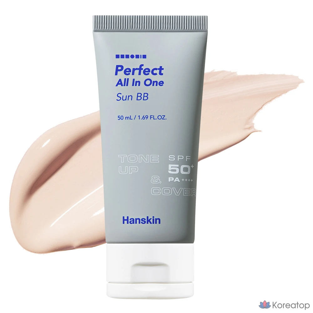 Солнцезащитный BB-крем HANSKIN Perfect All-in-One, 50 мл, 1 шт.