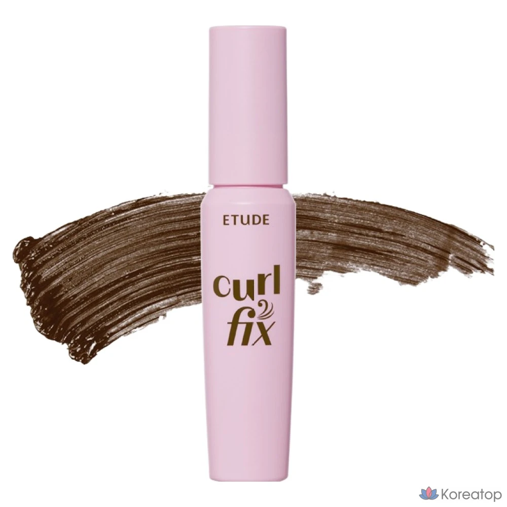 Тушь для ресниц Etude House Curl Fix Mascara Mini, 4 г, 1 шт., цвет 02, коричневый.