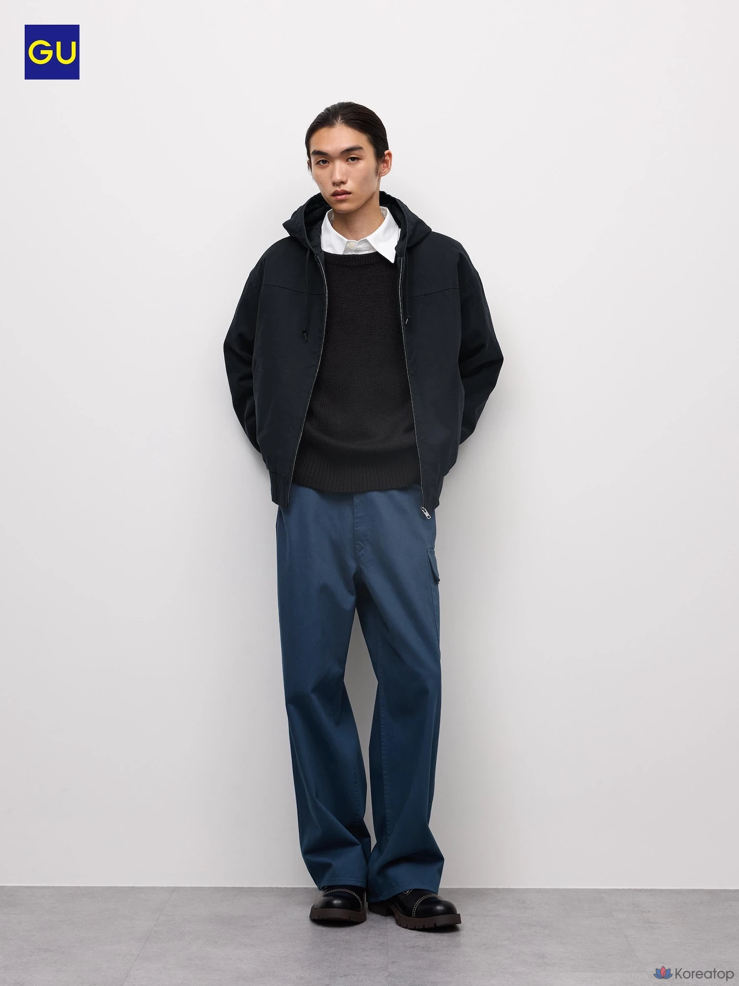 Брюки Uniqlo Cotton Wide Utility Pants