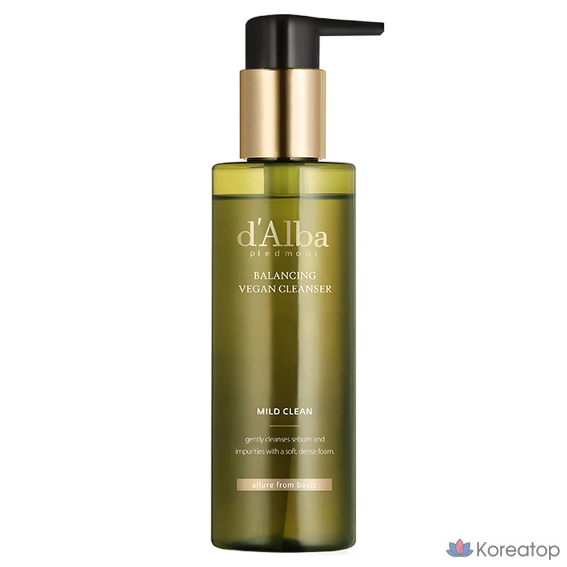 Очищающее средство для лица D'alba Mild Skin Balancing Vegan Cleanser, 200 мл, 1 шт.