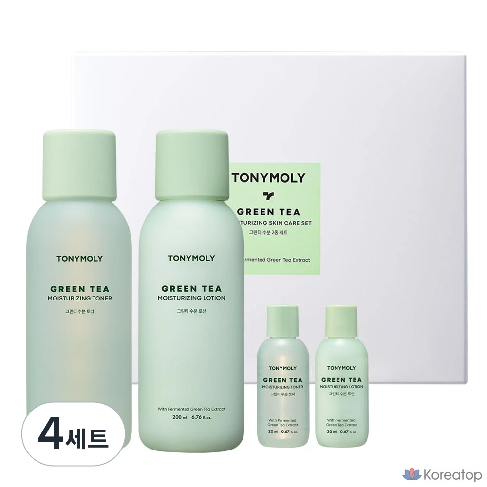 Набор увлажняющих средств Tony Moly The Chok Chok с зеленым чаем (2 предмета, 4 предмета)