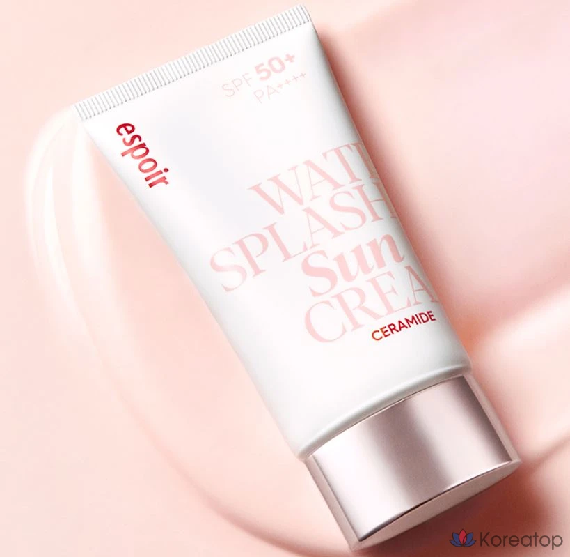 Солнцезащитный крем Espoir Water Splash Ceramide Sunscreen SPF50+ PA++++, 60 мл, 1 шт.