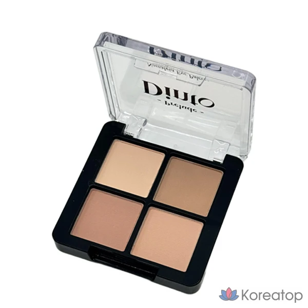 Палетка румян Prilude Dinto Nostalgia Eye Palette, 4 цвета, 4 г, 1 шт.