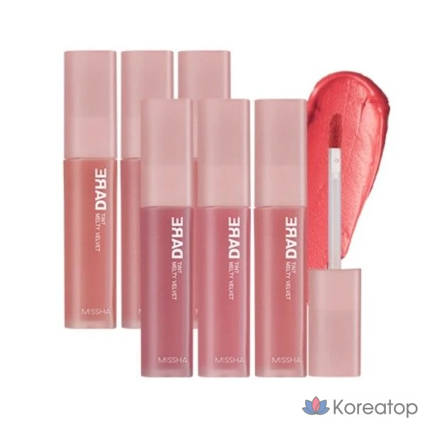 Missha Dare Tint Melty Velvet 6 оттенков, Rosy Soufflé_MS201356, 1 шт.
