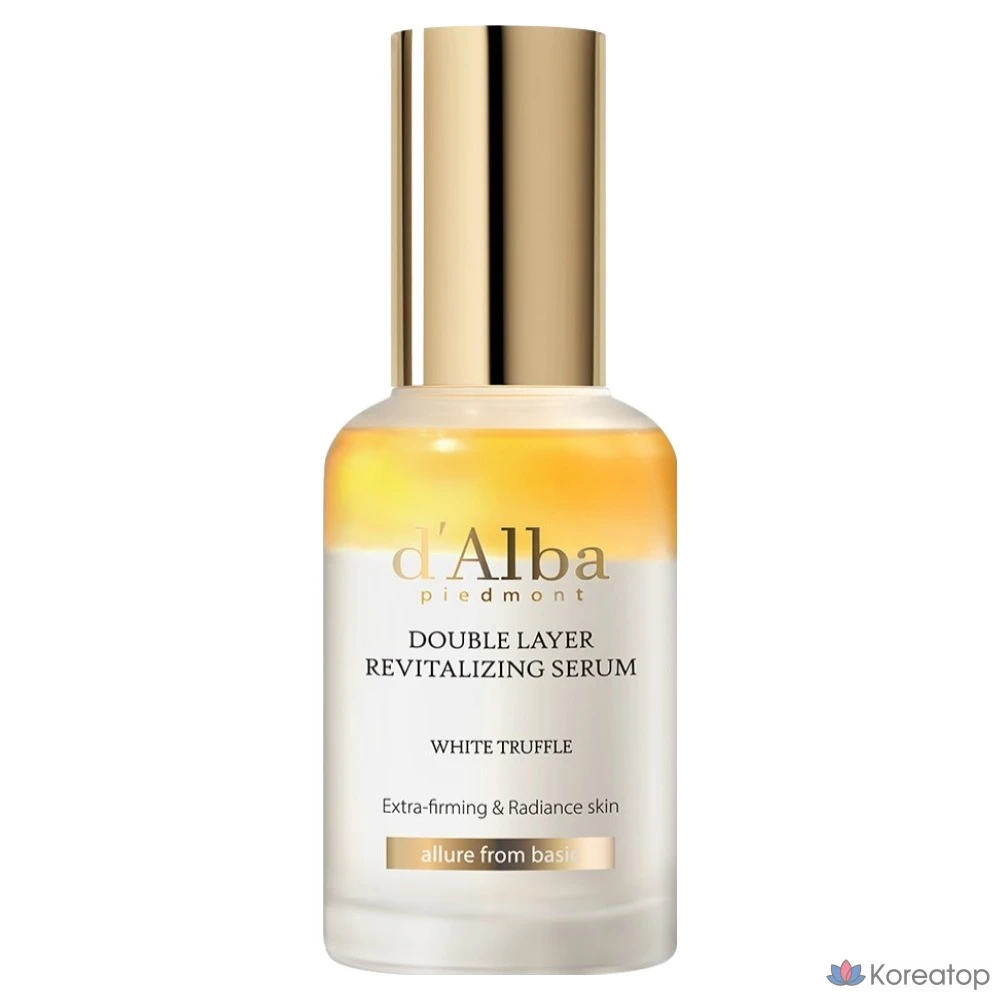 Сыворотка для восстановления кожи D'alba White Truffle Double Layer Revitalizing Serum, 50 мл, 1 шт.