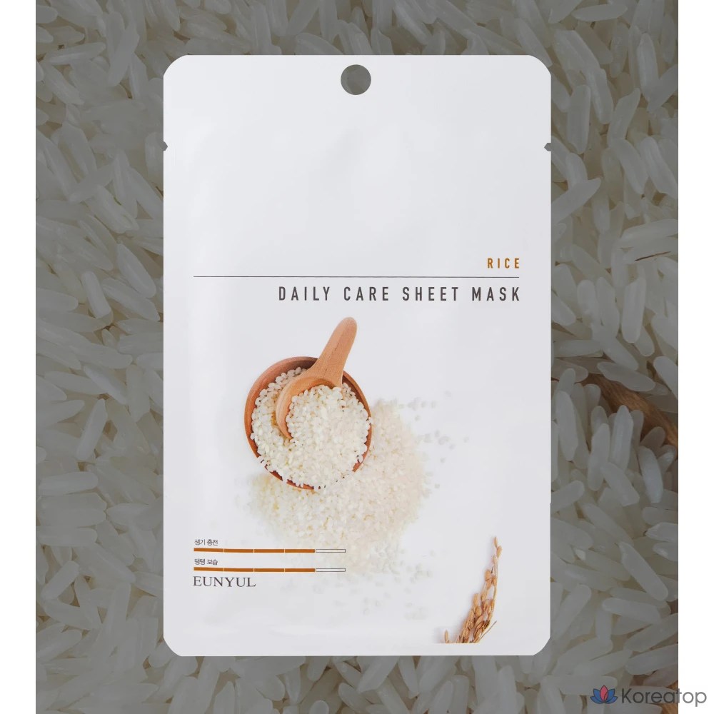 Тканевая маска для лица Eunyul Silver Rice Daily Care, 1 упаковка, 30 листов, фото 2