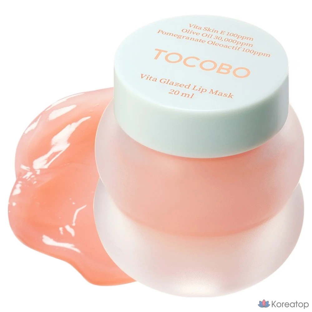 Маска для губ Tokobo Vita Glazed, 20 мл, 1 упаковка, 1 шт.