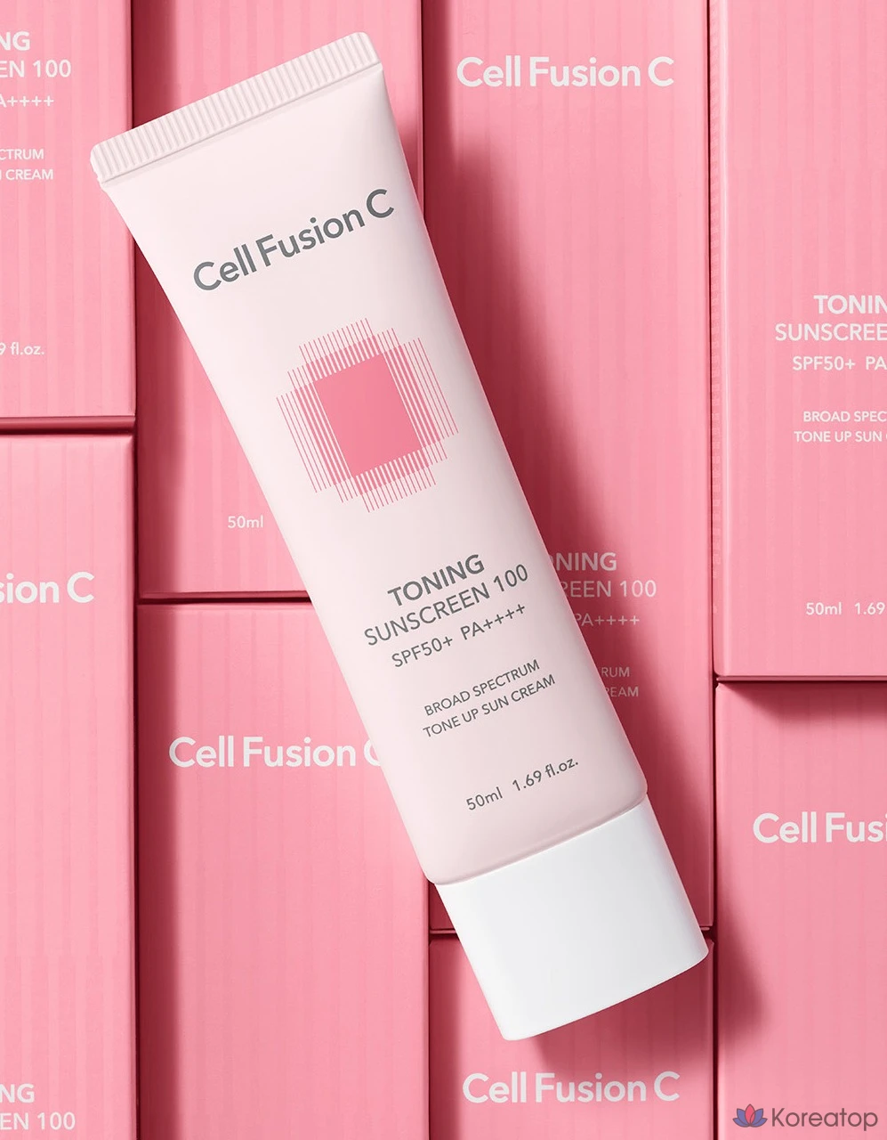 Солнцезащитный тонирующий крем Cellfusion C Fade Free 100 SPF50+ PA++++, 50 мл, 1 шт.