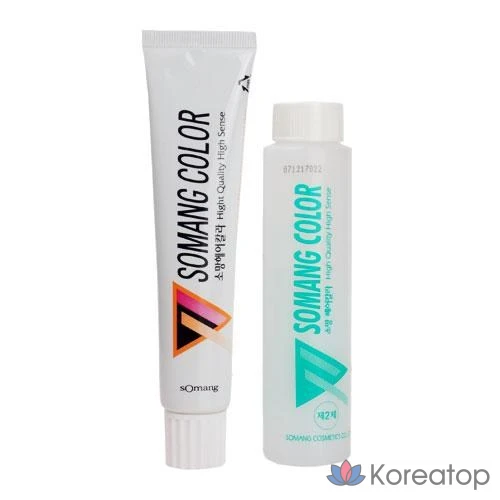 Краска для волос Incus 1 и 2, по 60 г каждая, краска для седых волос, N2-черно-коричневая, 1 шт.