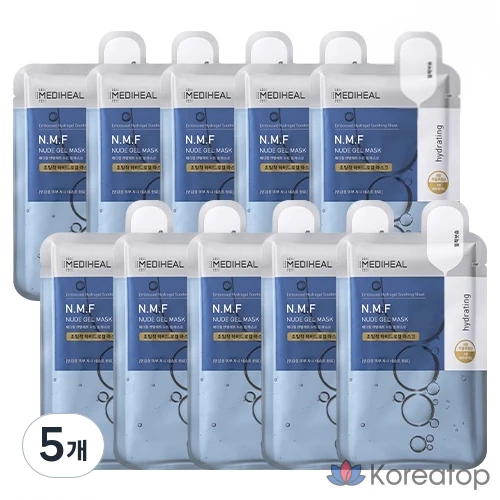 Тканевая маска для лица MEDIHEAL NMF Nude Gel Mask, 50 шт.