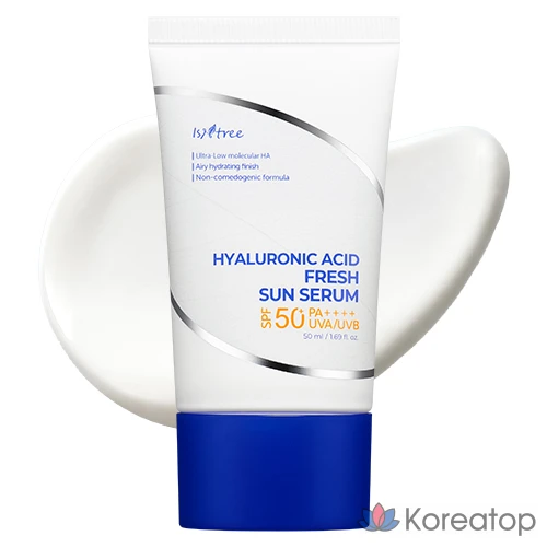 Солнцезащитная сыворотка Isntree с гиалуроновой кислотой SPF50+ PA++++, 1 шт., 50 мл