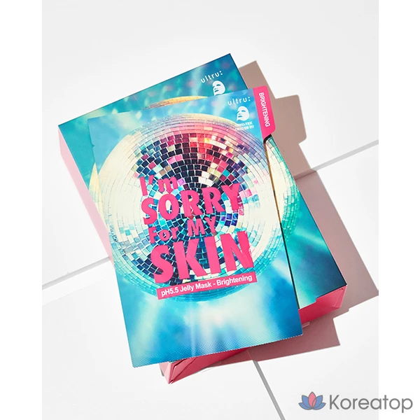 Осветляющая гелевая маска Ultrue I'm Sorry for My Skin pH5.5, 33 мл, 10 шт., 1 упаковка., фото 3