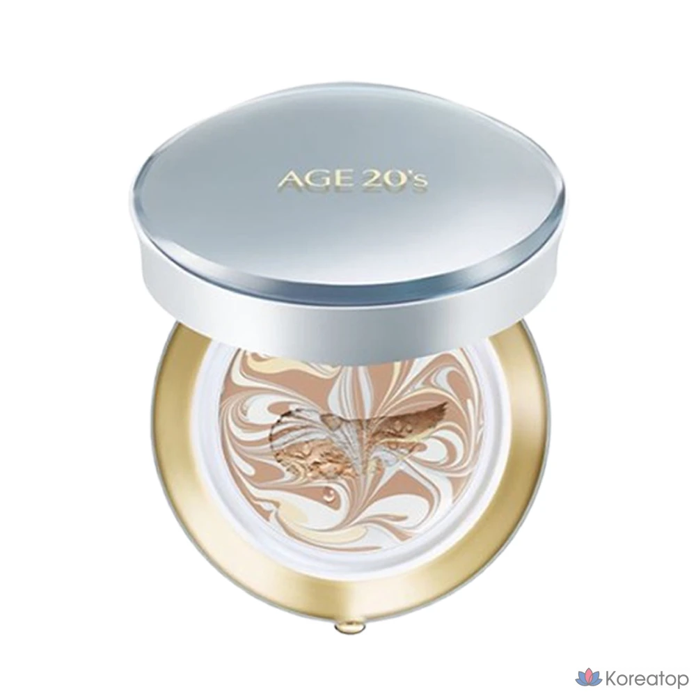 Age20s Signature Essence Pact Master 2 + пустой футляр, увлажняющий крем с двойным покрытием, бархатный, сменный блок Signature Pact Master 2 + пустой футляр 1, двойной слой, № 23, 1 шт., фото 5