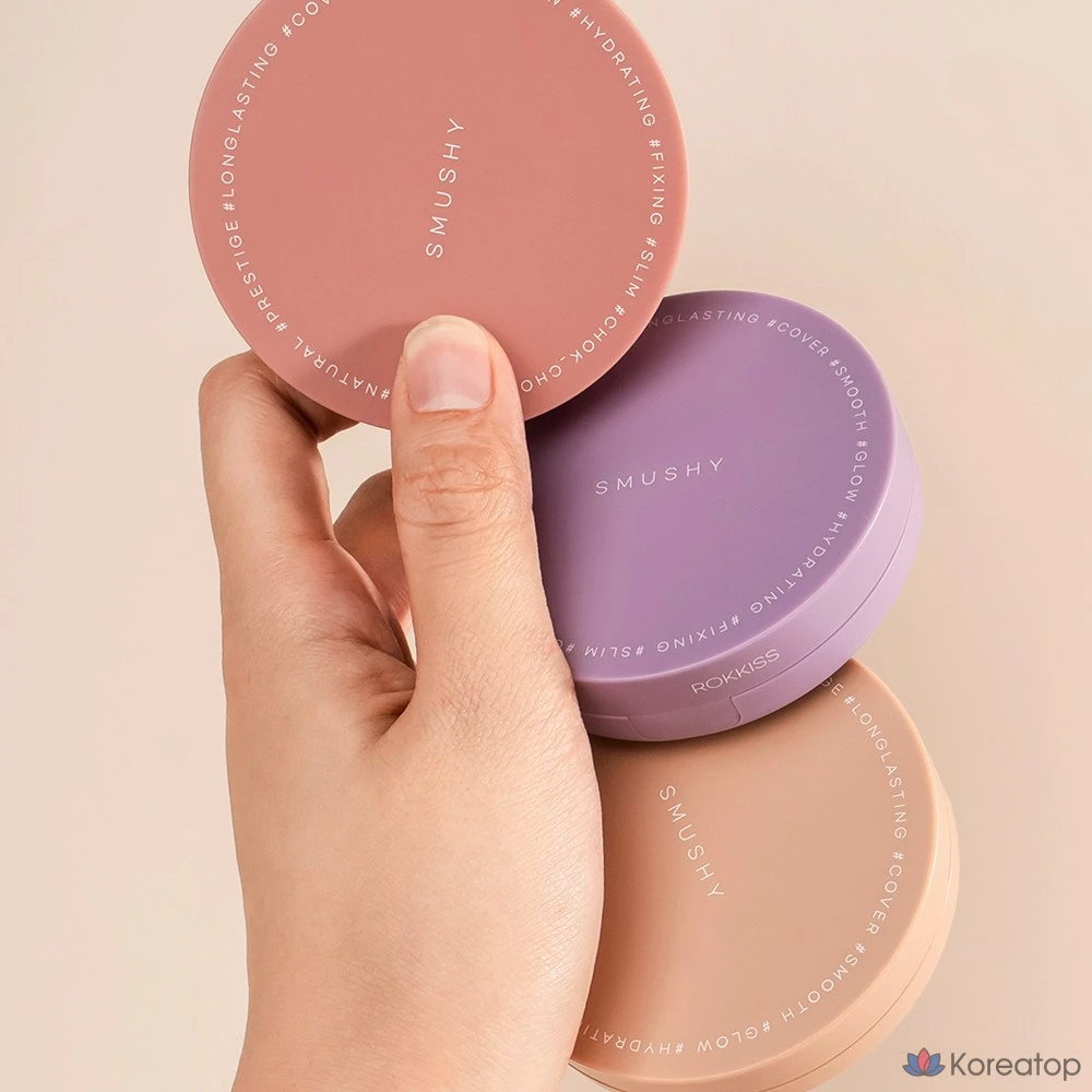 Тональный крем Rokkiss Smush Cushion, 12 г, 1 шт., № 21, цвет экрю.