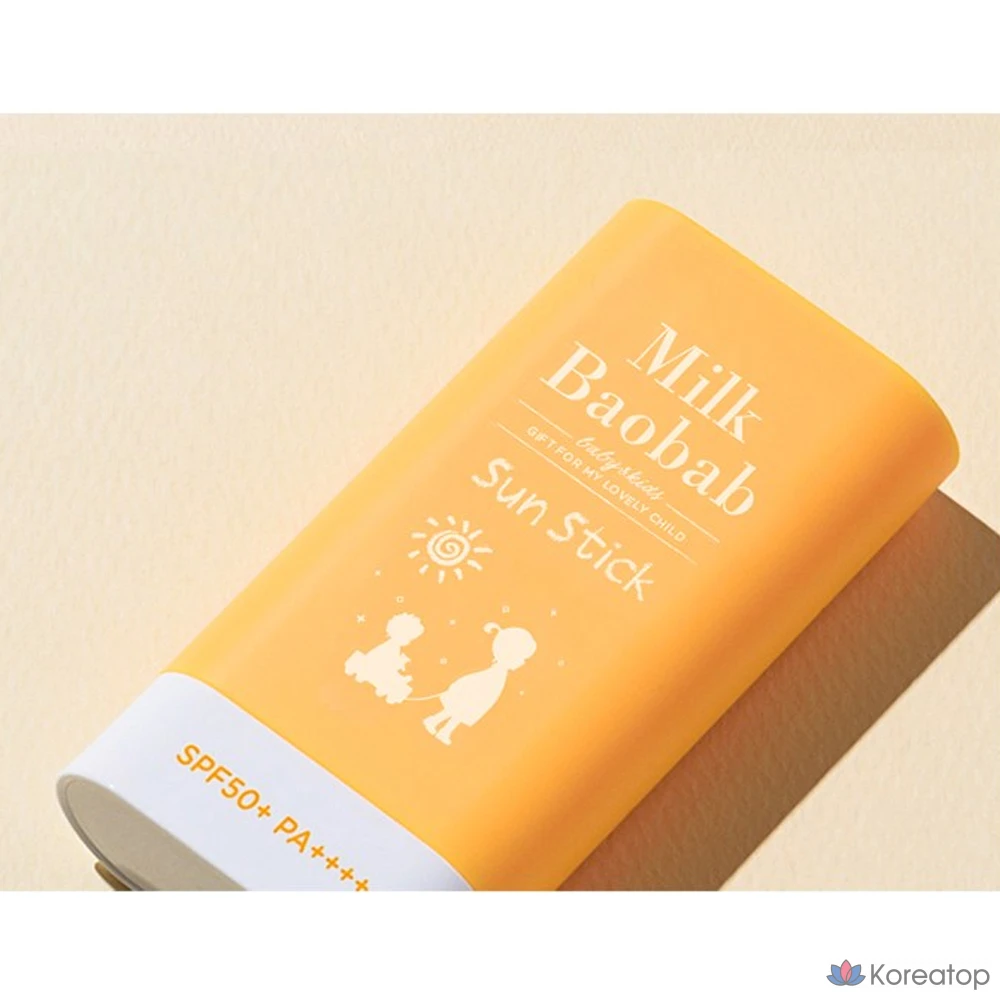 Солнцезащитный стик Milk Baobab для детей и младенцев SPF50+ PA++++, 18 г, 1 шт.