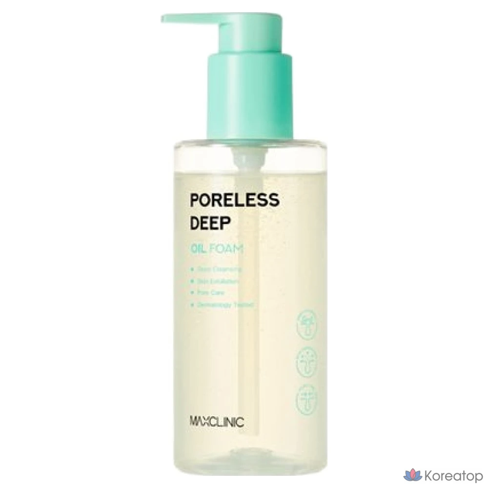 Пенка-масло для глубокого очищения кожи MAXCLINIC Poreless, 200 мл, 1 шт.