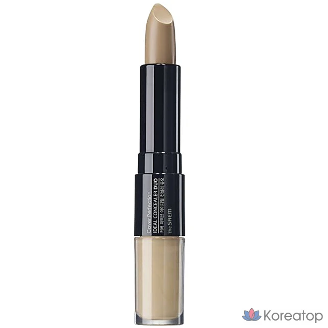 Консилер The Saem Cover Perfection Ideal Dual Concealer, № 1.5, натуральный бежевый, 1 шт.