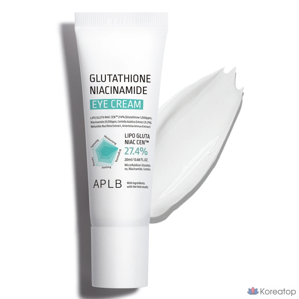 Крем для глаз APLB с глутатионом и ниацинамидом, 1 шт., 20 мл