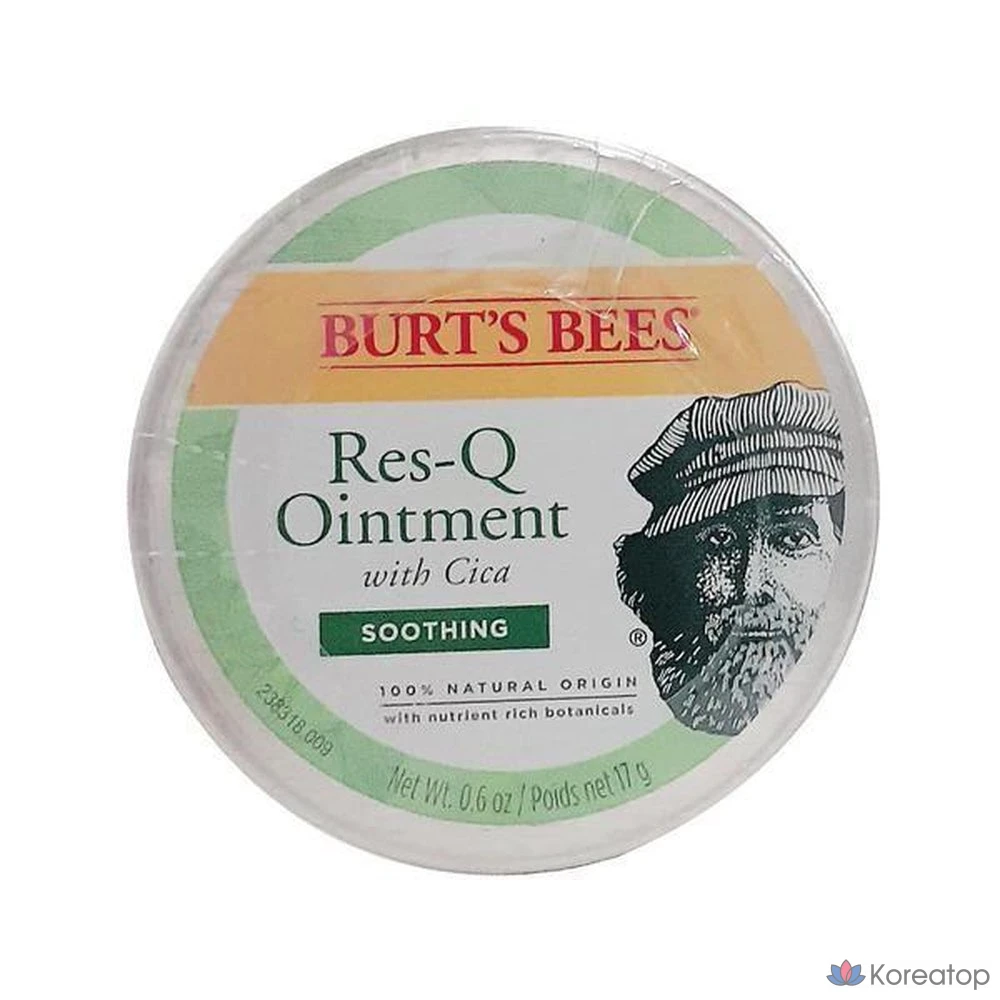 Мазь Burt's Bees Rescue с центеллой азиатской, 17 г, 1 шт.