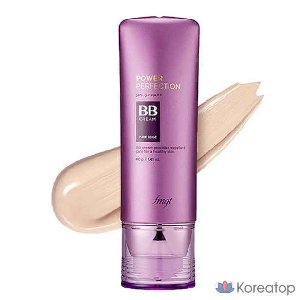 BB-крем The Face Shop Power Perfection SPF 37 PA++, V103 Pure Beige, 40 г, 1 шт.