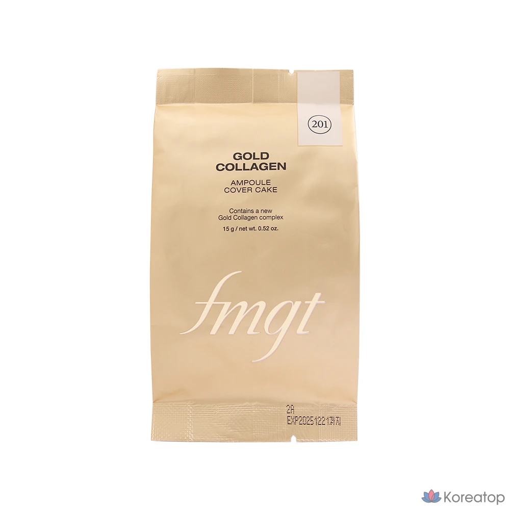 Ампула-маска с золотым коллагеном The Face Shop Gold Collagen Ampoule Cover Cake, сменный блок, 1 шт., фото 5