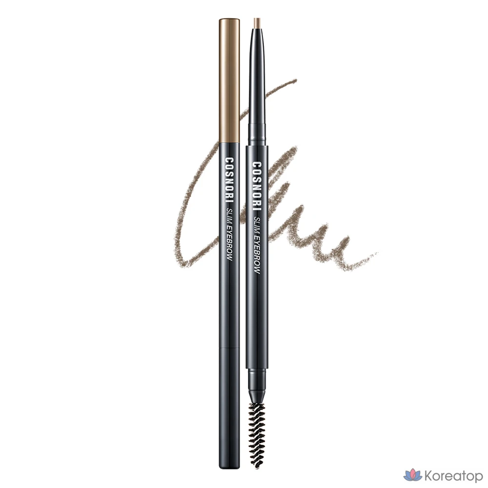 Карандаш для бровей Cosnori Slim, 0,13 г, цвет «Имбирное печенье», 1 шт.