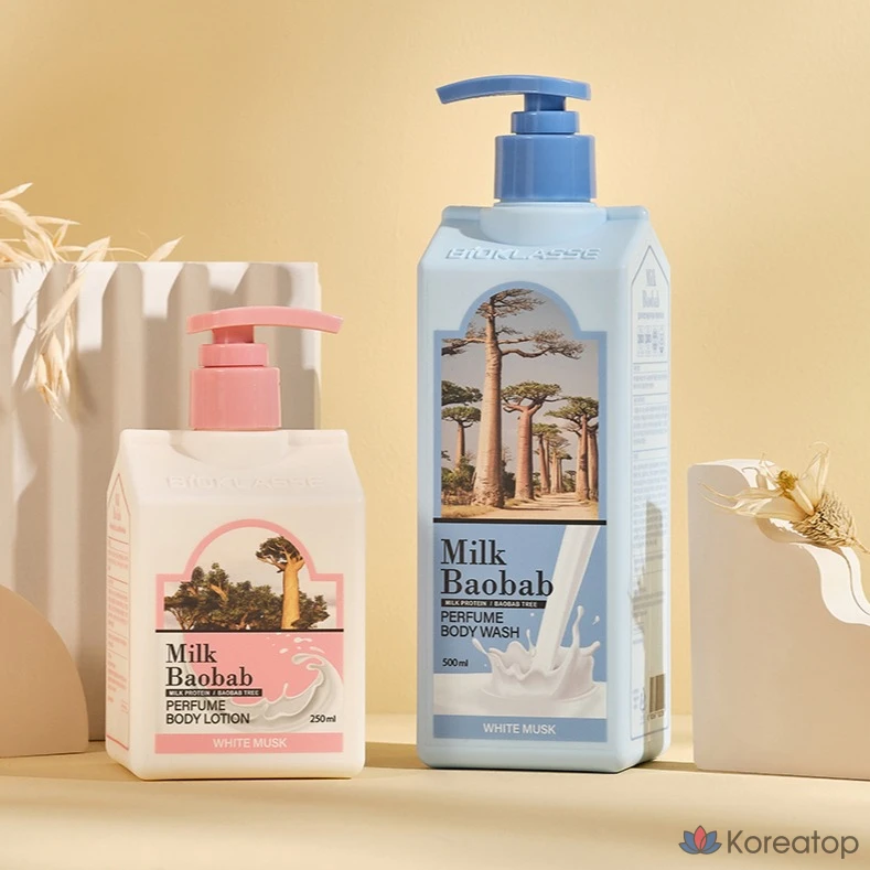 Гель для душа Milk Baobab с ароматом белого мускуса, 500 мл, 1 шт., фото 3