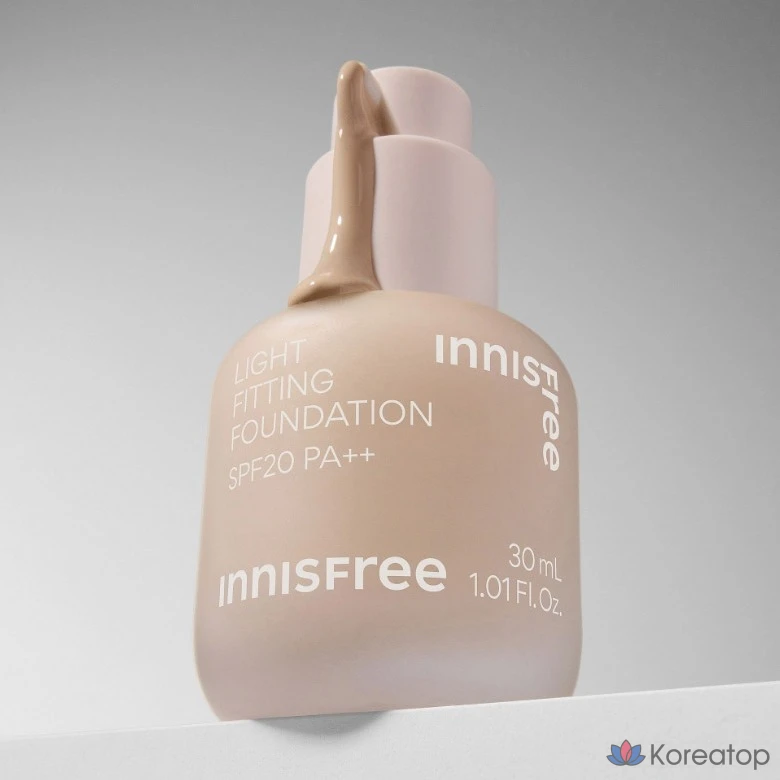 Тональный крем Innisfree Light Fitting Foundation, 30 мл, 1 шт., 21C Роза Ваниль, фото 2
