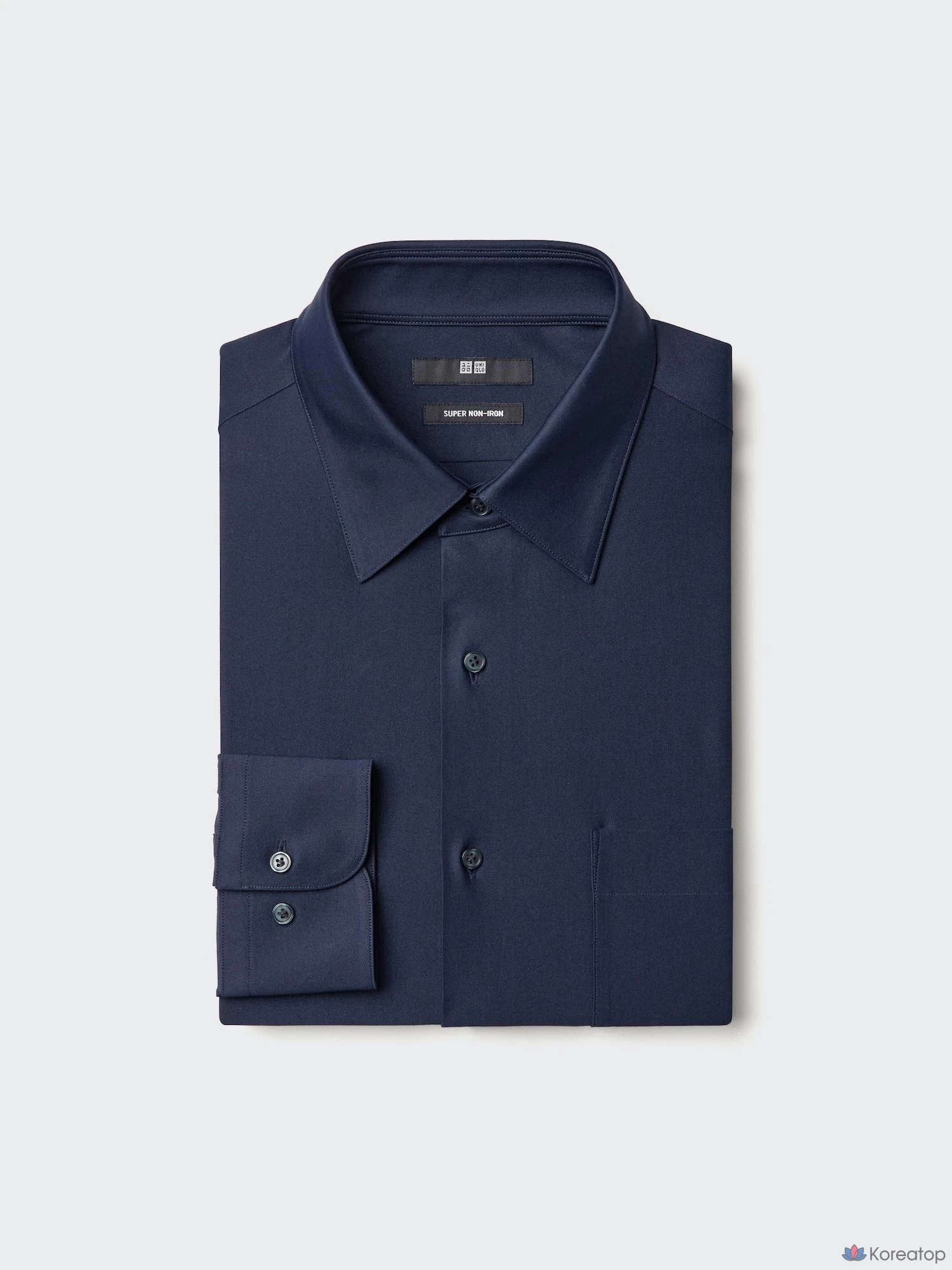 Рубашка Uniqlo Super Non-Iron Stretch Shirt Regular Collar