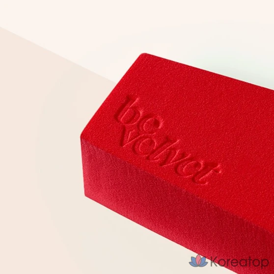 Бархатная губка для подгонки Espoir, красная, 1 шт.