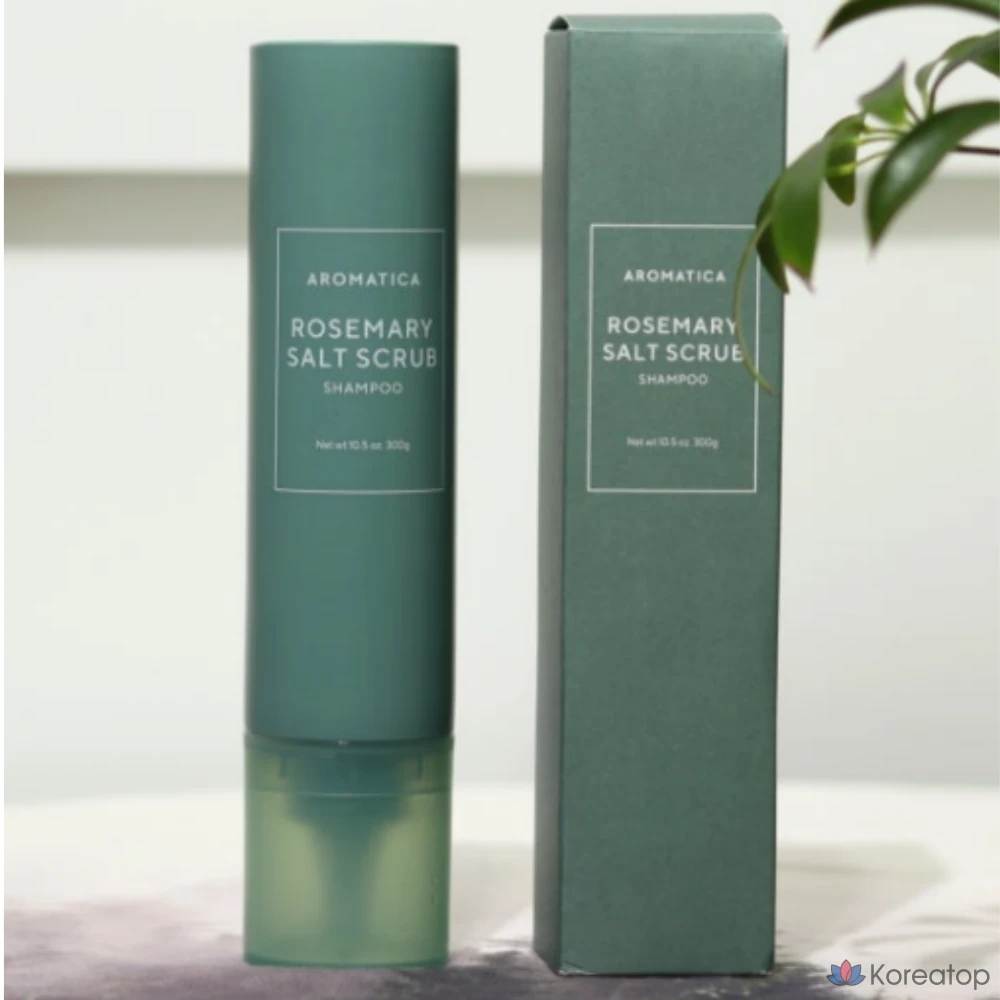 Солевой скраб-шампунь с розмарином Aromatica, 300 г, 1 шт.