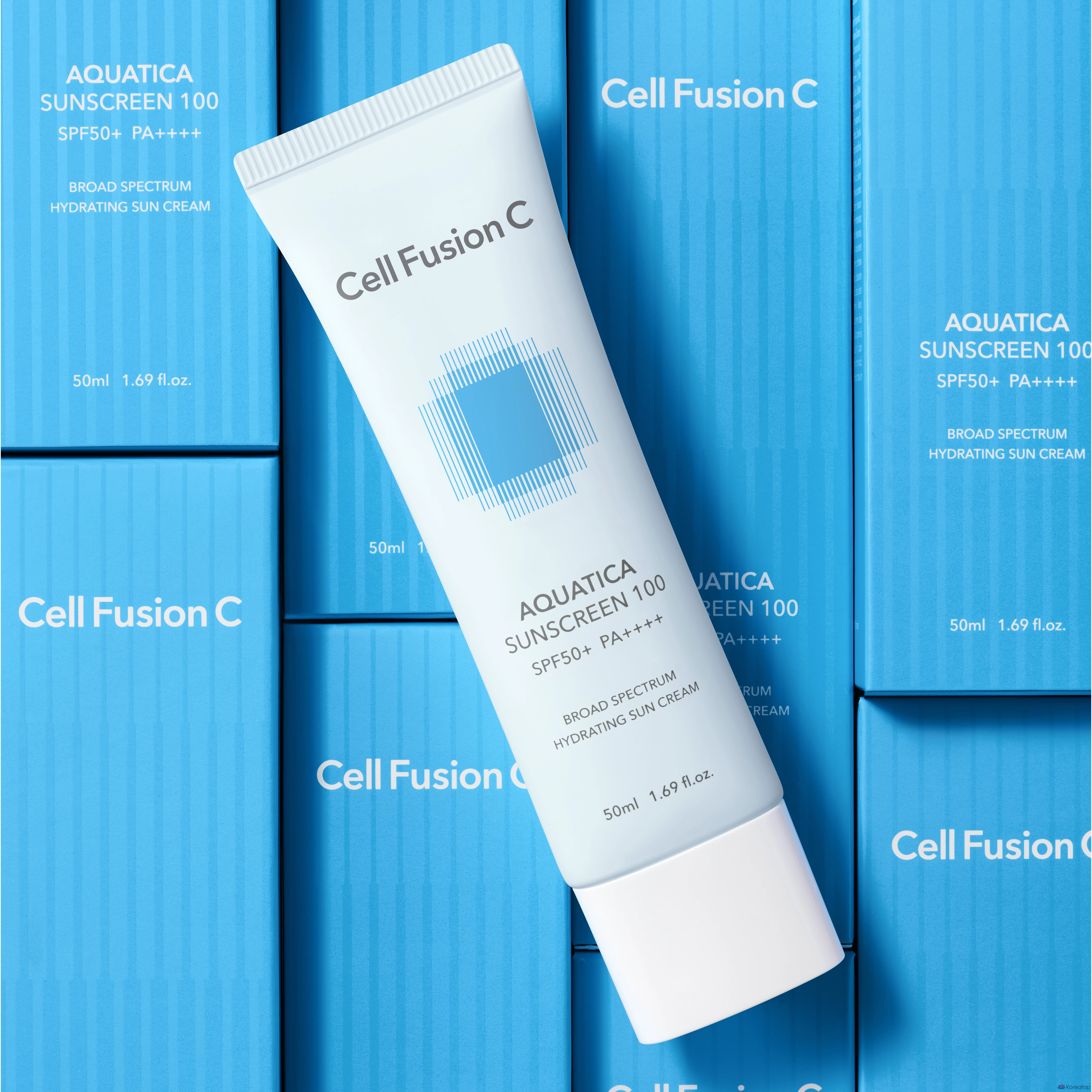Солнцезащитный крем Cellfusion C Aquatica 100 SPF50+ PA++++, 1 шт., 50 мл, фото 9