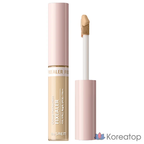 Фиксатор макияжа The Saem Cover Perfection Fixer, 6,5 г, 1 шт., цвет 02 Rich Beige