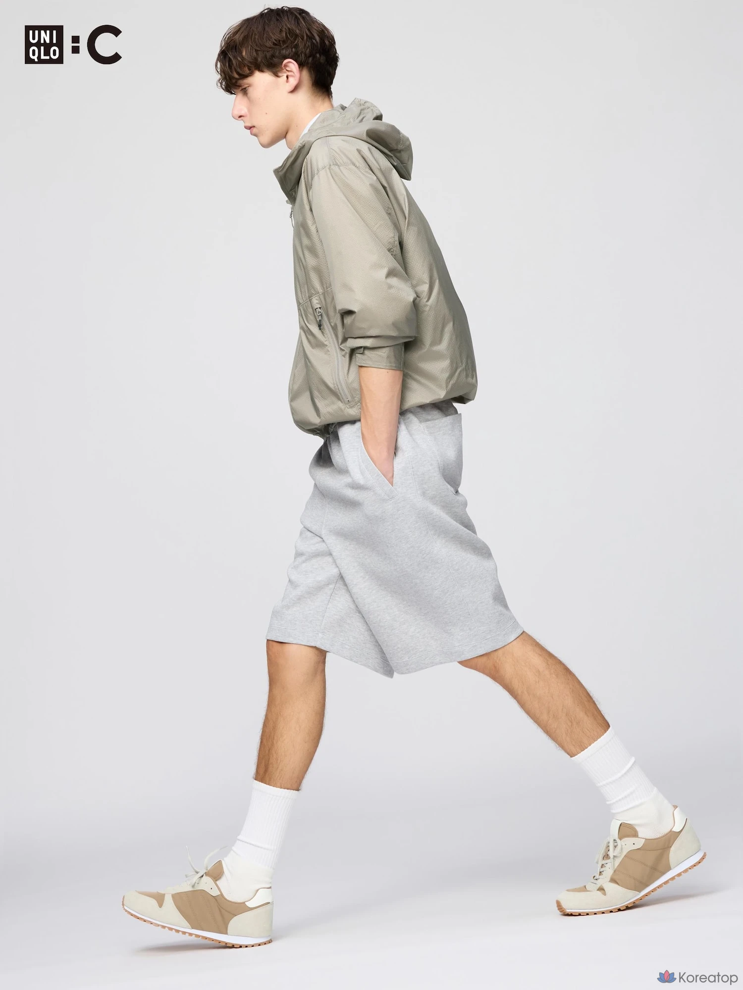 Шорты Uniqlo Sweat Wide Short Pants