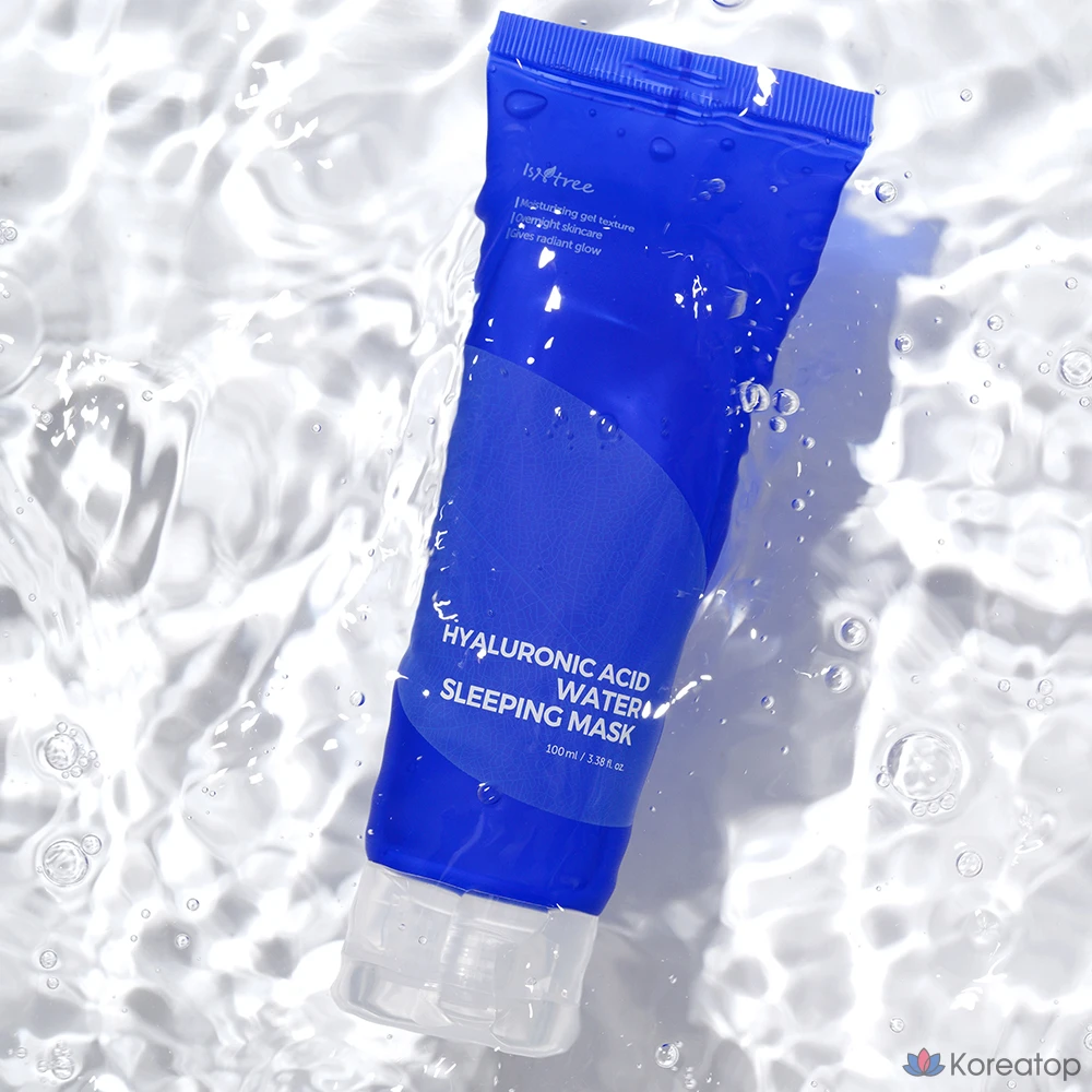 Ночная маска для лица Isntree с гиалуроновой кислотой и водой, 100 мл, 4 шт., фото 3