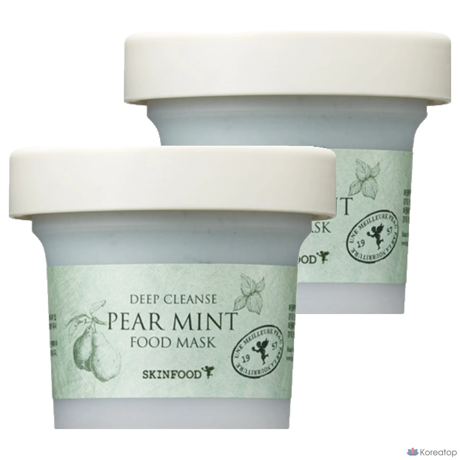 Маска для лица Skinfood Fairmint Food Mask, 120 г, 1 упаковка, 2 штуки