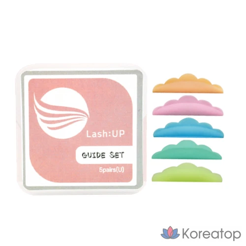 Набор для завивки ресниц Lash:Up U-Curl, 5 цветов, 
