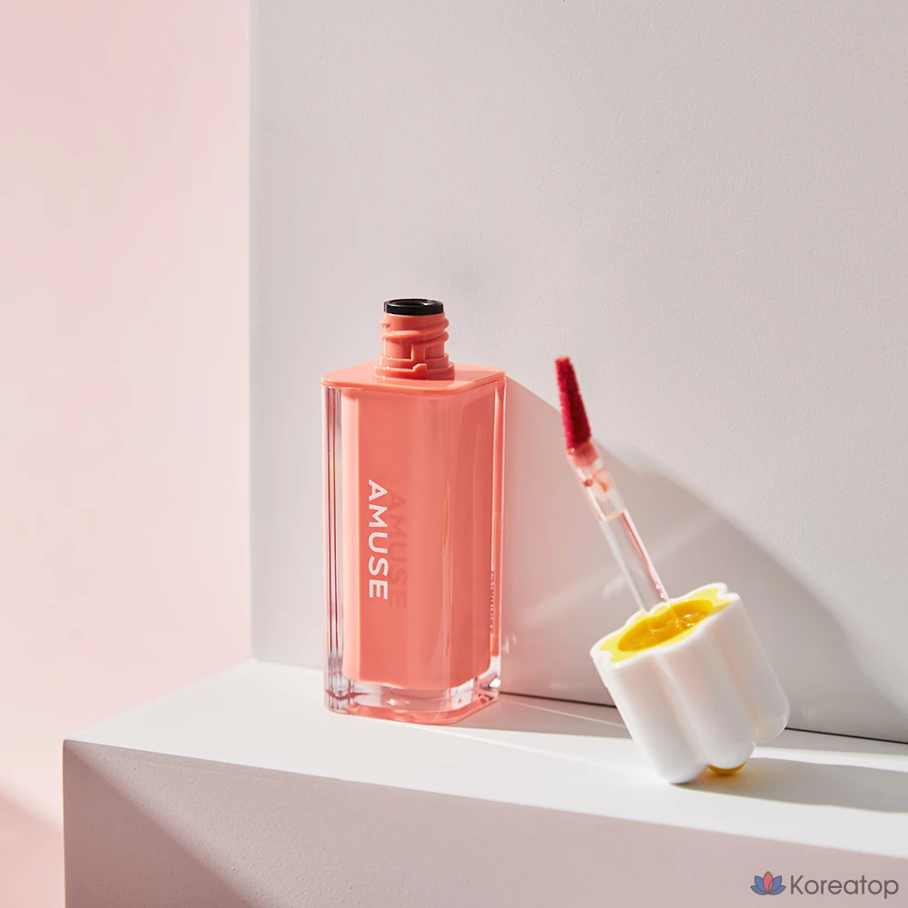 Тинт для губ AMUSE Dew Tint, оттенок 04 Pomelo Nude, 1 шт., фото 4