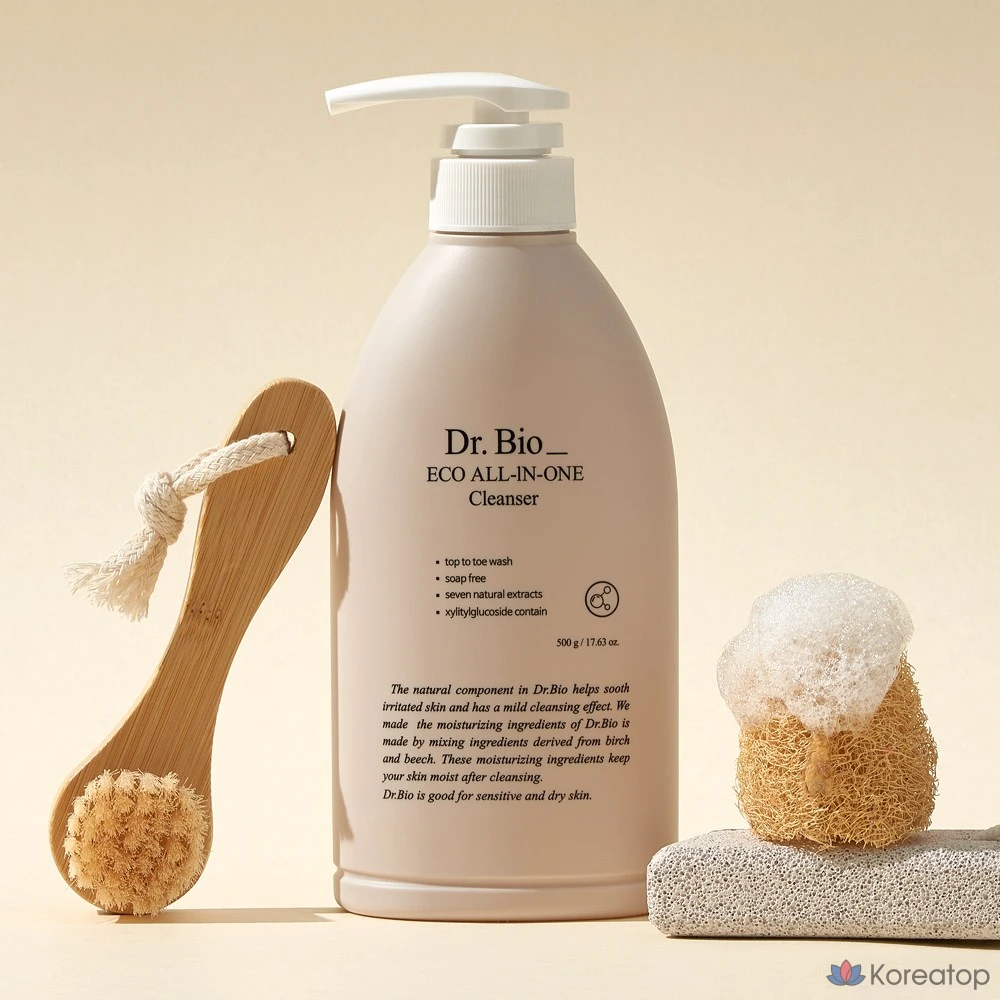 Набор Dr. Bio Eco для лица и тела: лосьон 500 г + универсальное очищающее средство 500 г (1 комплект, 1 кг).