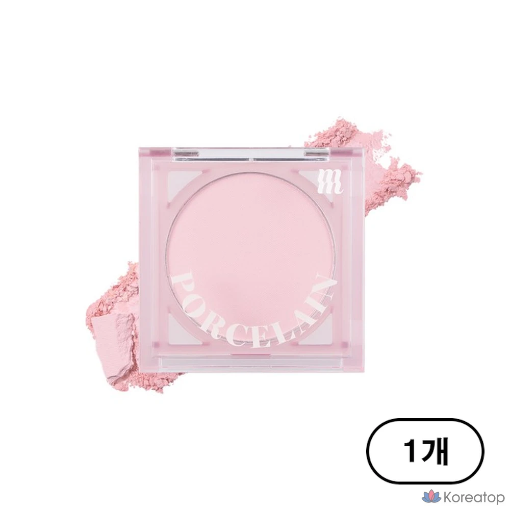 Румяна MERZY Porcelain Cheek Blusher 4,2 г, оттенок Pairing Pink, 1 шт.