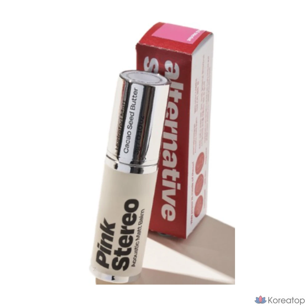 Альтернативная стереофоническая акустическая матовая бальзамная помада, 1 шт., 02 Pink Stereo